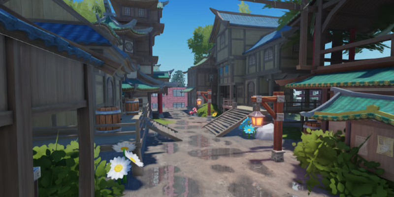 Floating Sakura Village Cover image