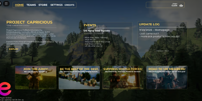 Project Capricious Cover image