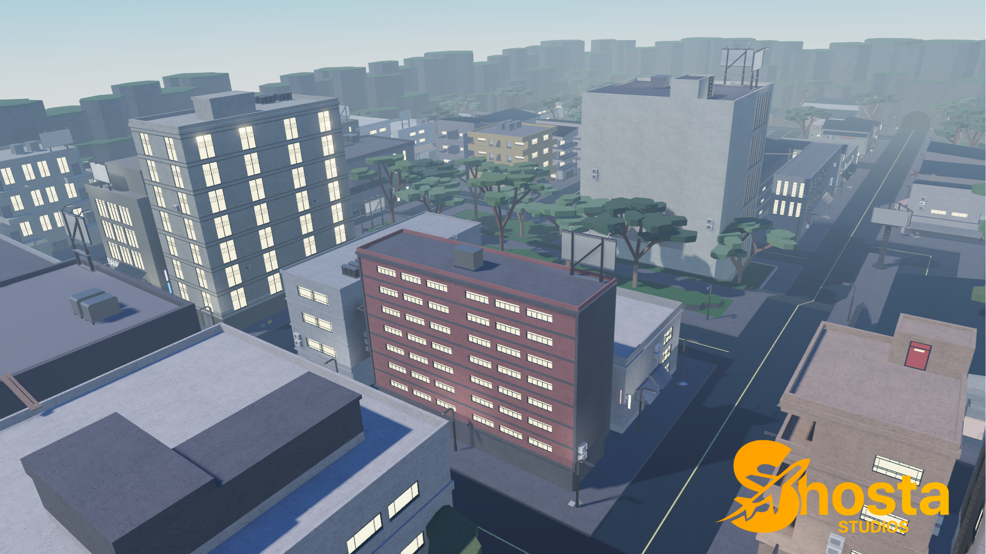 Low-Poly City Map #13